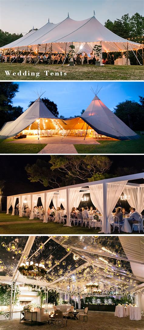 12 Hot Wedding Decor Ideas for a Dramatic Outdoor Tented Wedding ...