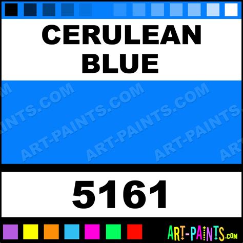 Cerulean Blue Artist Watercolor Paints - 5161 - Cerulean Blue Paint, Cerulean Blue Color, Van ...