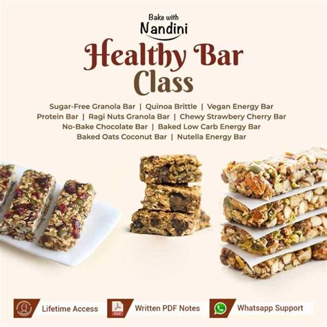 10 Amazing Healthy Bar – Bake with Nandini