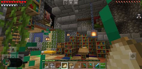 The interior to my wizard tower, I'm really proud of the spiral ...