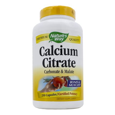 Buy Calcium Citrate - 250 capsules Supplement Online | Spectrum Supplements