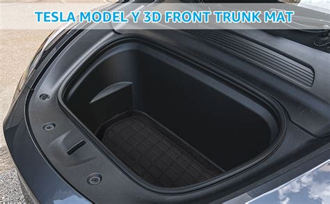 Amazon.com: Motrobe Tesla Model Y 3D Front Trunk Mat Cargo Liner 2020-2021 : Automotive