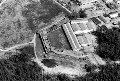 Florida Memory - Aerial view of Fort Zachary Taylor at the NAS Key West Truman Annex complex ...