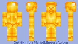 Gold steve Minecraft Skin