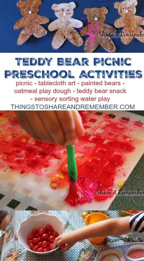 Teddy Bear Picnic Preschool Activities