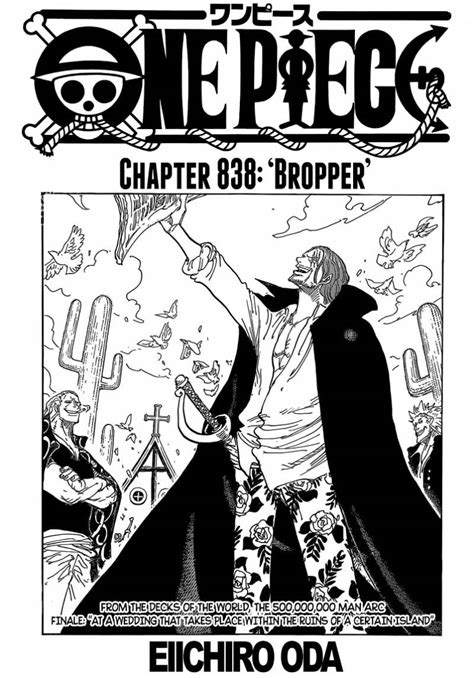 ONE PIECE CHAPTER 838 the latest chapter is out at Mangafreak #manga # ...