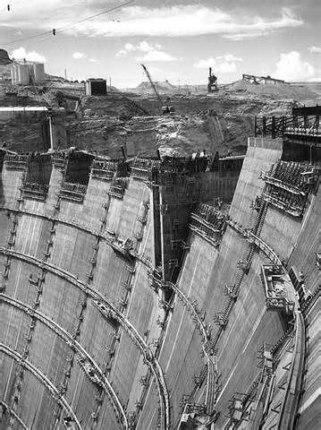 Construcción de la presa Hoover, 1931 de 1936. #Ingeniería #engineering Hoover Dam Construction ...