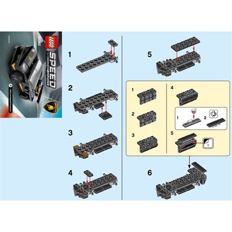 LEGO Lamborghini Huracán Super Trofeo EVO Set 30342 Instructions ...