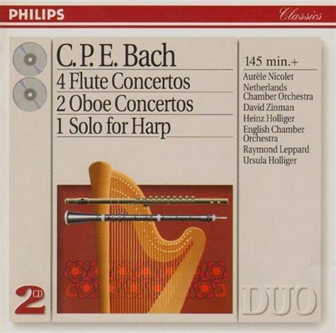 Mi Música Clásica: C.P.E. Bach - Flute Concertos - Oboe Concertos ...