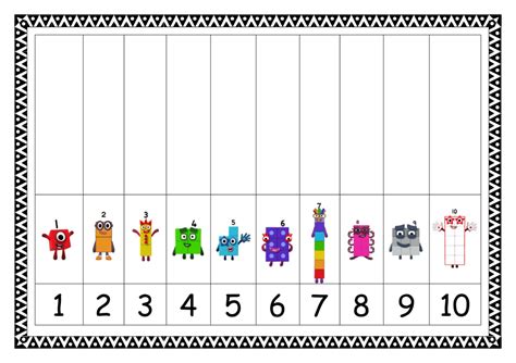 Numberblocks 1 - 10 frame | Teaching Resources | Teaching resources, Teaching, Teaching math