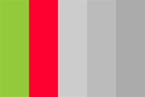 red green Color Palette