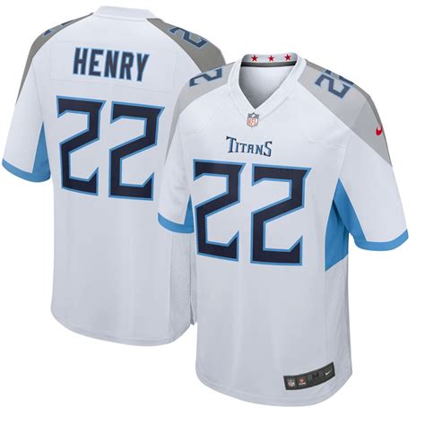 Men's Tennessee Titans Derrick Henry Nike White New 2018 Game Jersey