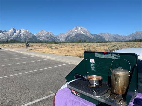 Our campsite’s backyard in Grand Teton National Park : r/camping