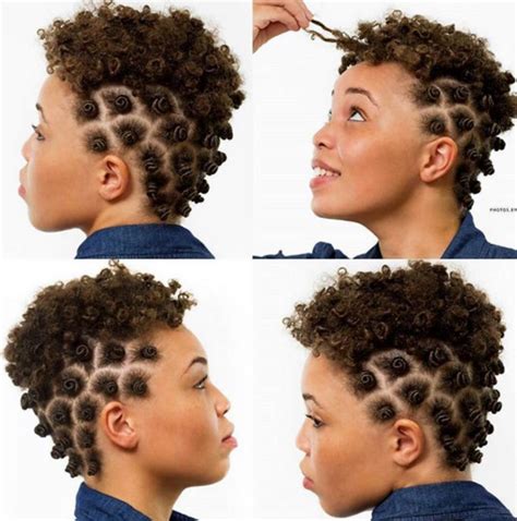 Short Natural Hairstyles Bantu Knots - Best Hairstyles Diy