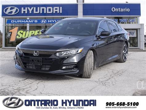 2019 Honda Accord Sport 2.0T Sport 2.0 at $28890 for sale in Whitby - Ontario Hyundai