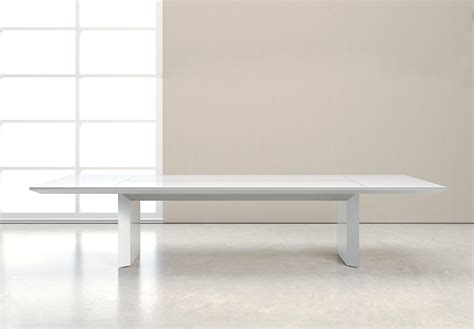 Tavola | Conference Table | White Glass Rectangle Top | Nucraft Assets