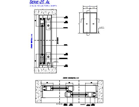 Glass Sliding Door Elevation Dwg - Glass Door Ideas