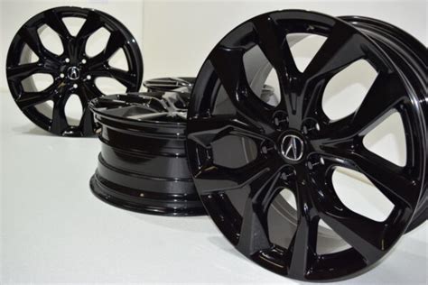 20” Acura MDX 2017-2023 Black OEM Wheels Rims 42800TYAA20 42800TYAA30 TYA20090A – Factory Wheel ...