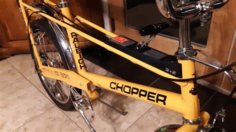 the raleigh chopper blog steve: LATE 1970 MK1 GOLDEN YELLOW MK1 3+2 CHOPPER