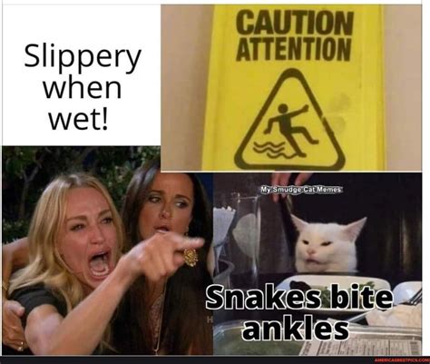 CAUTION Slippery ATTENTION when wet! Memes: - America’s best pics and ...