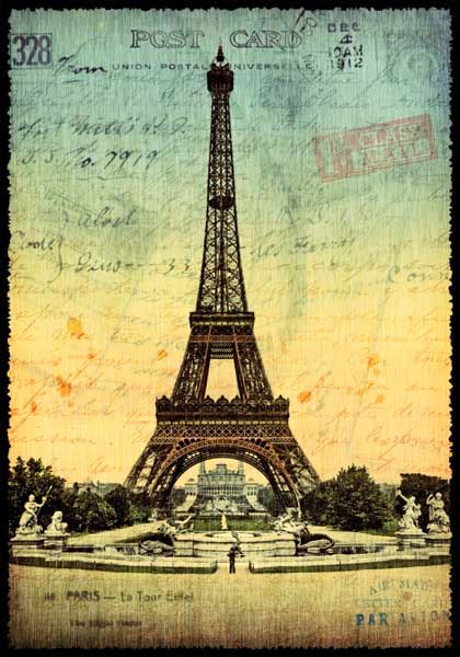 Carte Postale Paris Vintage - Tour Eiffel 1900 PPOF 028 - Emmanuel Gill