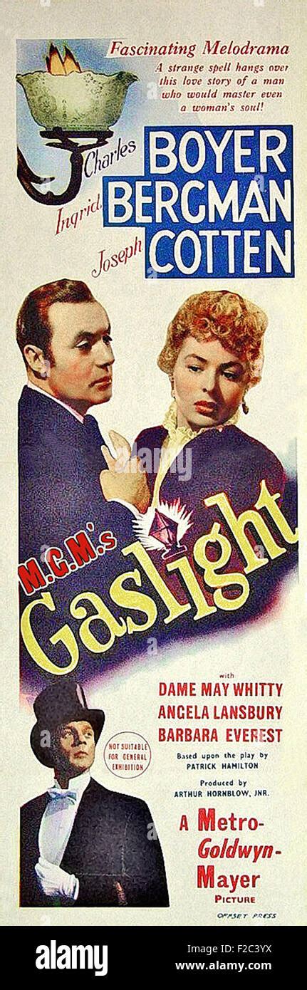 Gaslight (1944) 02026 - Movie Poster Stock Photo - Alamy