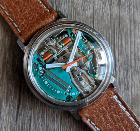 [WTS] 1967 Bulova Accutron 214 Spaceview (Conversion) Tuning Fork Watch ...