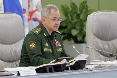 Shoigu, during the verification of the implementation of the state ...