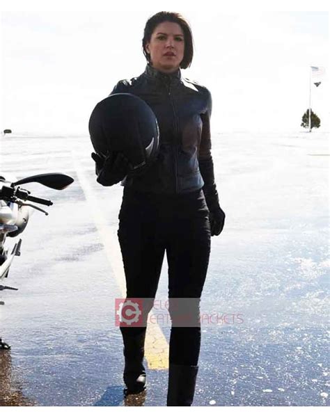 Gina Carano Haywire Jacket | Mallory Kane Leather Jacket