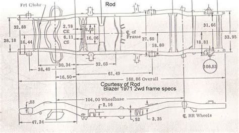 Chevrolet Truck Frame Dimensions