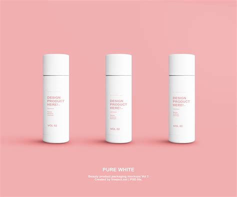 Beauty Product Packaging Mockups Design VOL 2 - PSD File