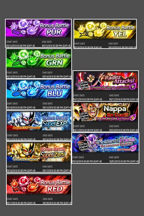 Events and upcoming : r/DragonballLegends