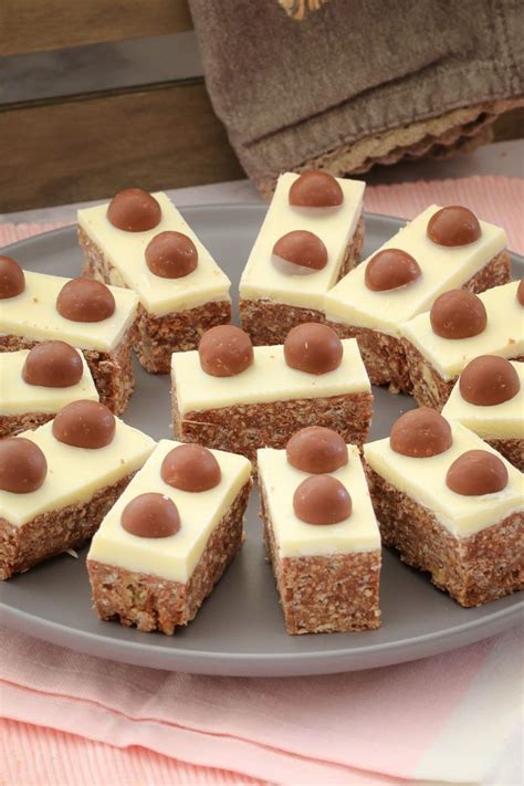 Malteser Slice | 10 Minute No-Bake Recipe | Recipe | Tray bake recipes ...