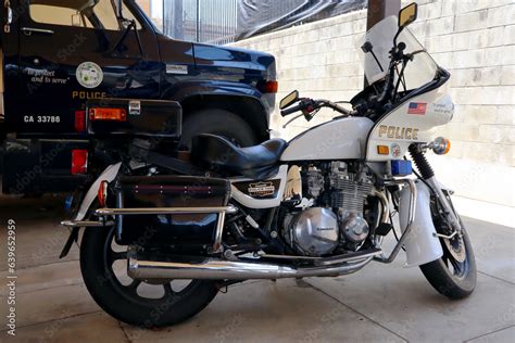 Los Angeles, California: Exhibition of Police vehicles at the LAPD Los ...