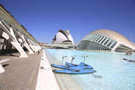 Valencia City of Arts and Sciences in Valencia Editorial Stock Image ...