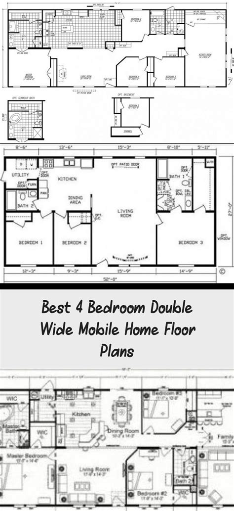 Double Wide Floor Plans 5 Bedroom