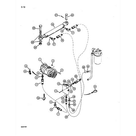 Astec and Case RT 360 Hydraulic Valve, Pump and Steering Cylinder Diag – astec parts online