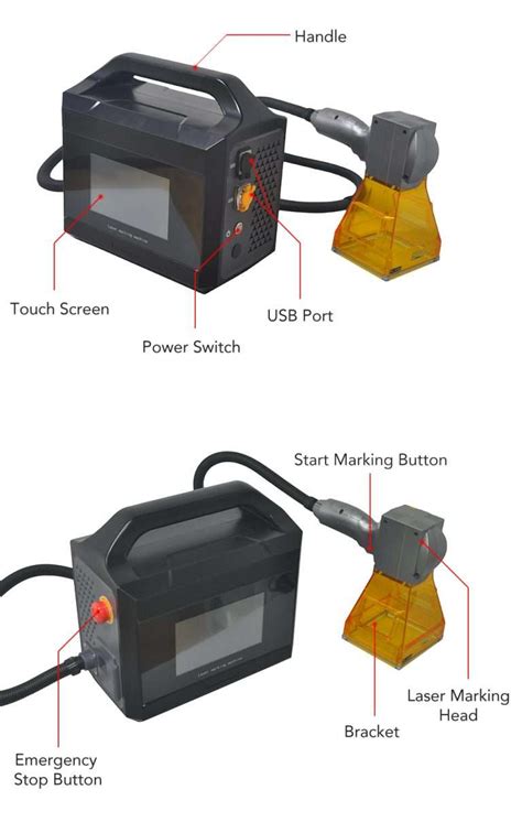 Portable Industrial Laser Marker - Handheld Laser Etcher