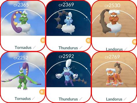 Tornadus or Thundurus or Landorus Weather Trio Legendary Pokemons From ...