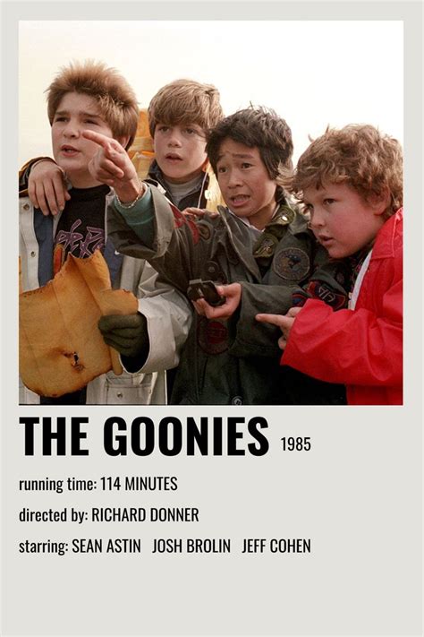 the goonies movie poster | Poster de peliculas, Películas vintage ...