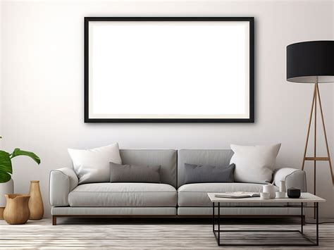 Elegant Interior Horizontal Frame Poster Free Mockup — Free Mockup World