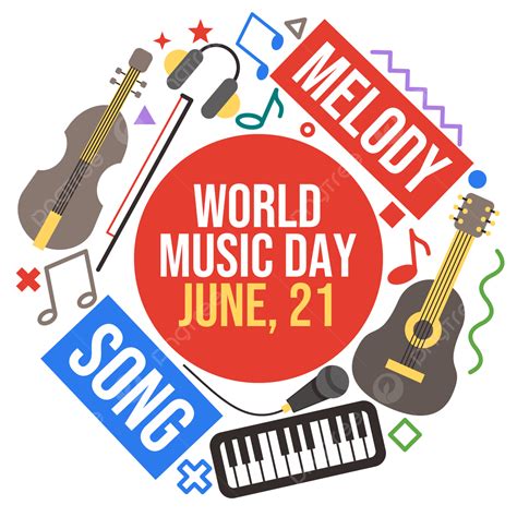 World Music Day Vector PNG Images, World Music Day Illustration Design, Music Day, World Music ...