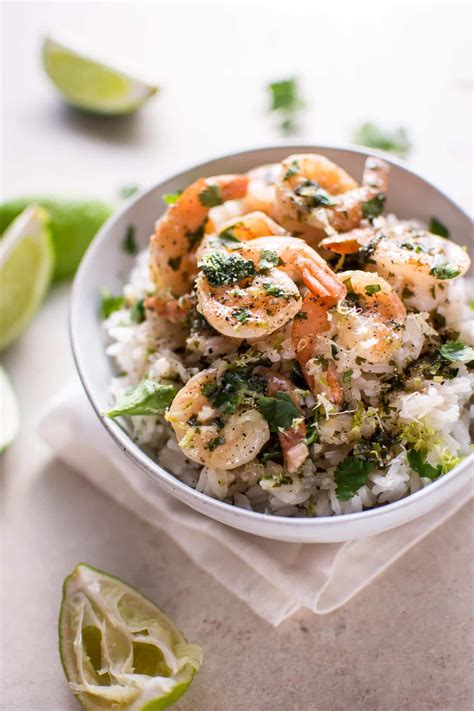 This coconut lime shrimp recipe is quick, easy, fresh, and goes ...