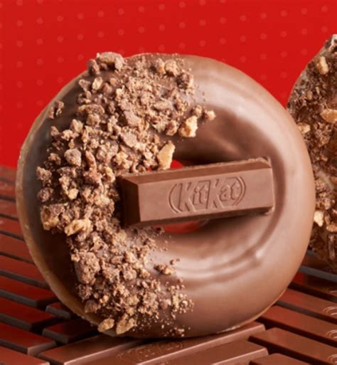 Krispy Kreme Is Now Making Kit Kat Donuts Coated In Chocolate And Candy ...