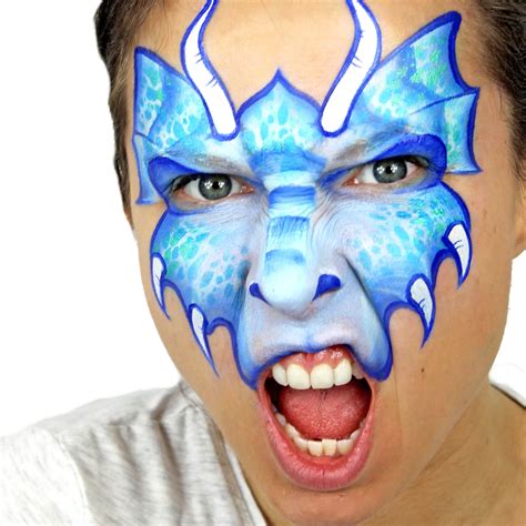 ☑ How to paint a dragon face for halloween | ann's blog