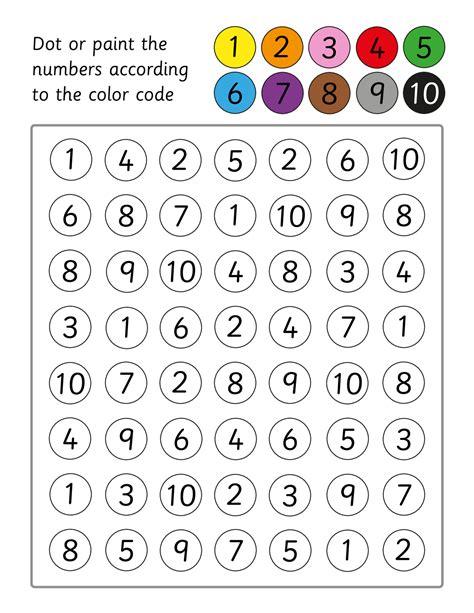 Printable Number Recognition Flashcards Color By Number Printable | Images and Photos finder