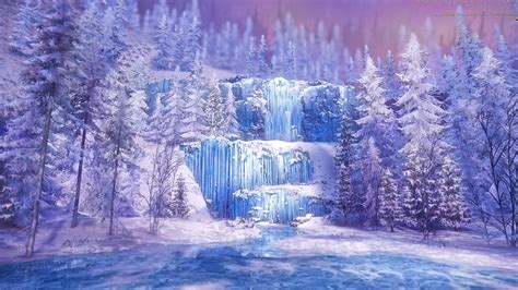 Frozen Waterfall Wallpapers - Top Free Frozen Waterfall Backgrounds ...