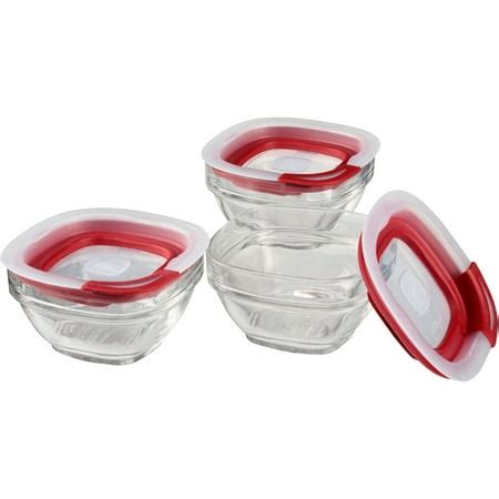 Rubbermaid® Glass Containers with Easy Find Lids™ 6 pc Pack - Walmart.com