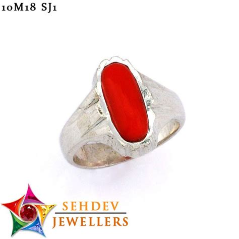 Beautiful coral gemstone ring for jewelry and astrology purpose. | Gemstones, Gemstone rings, Coral