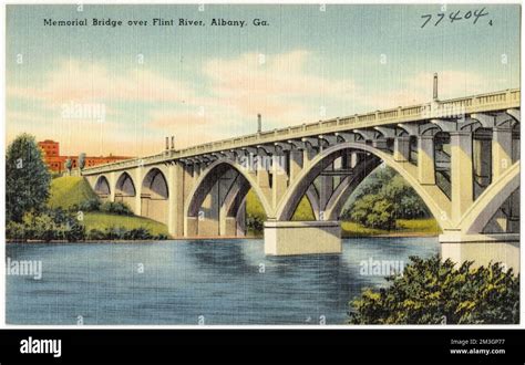 Memorial Bridge over Flint River, Albany, Ga. , Bridges, Rivers ...